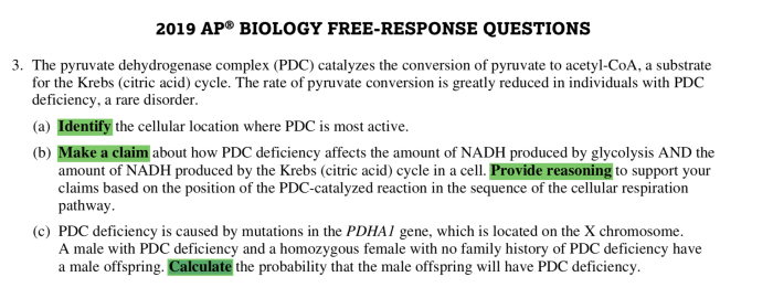 Ap bio 2013 frq answers