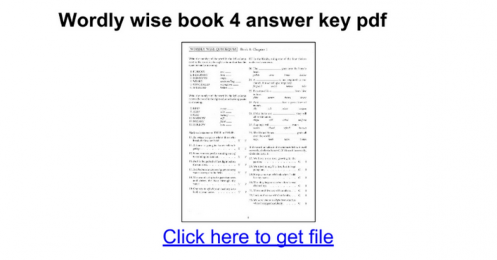 Wordly wise lesson 17 answer key