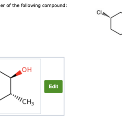 Draw the enantiomer of the following compound